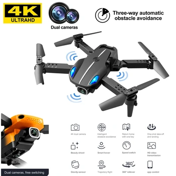 2022 Naujas KY907 MAX Drone 4K HD Dual Camera WIFI FPV Automatinė kliūčių vengimo 360° Geležinkelių Sulankstomas Quadcopter RC Drone