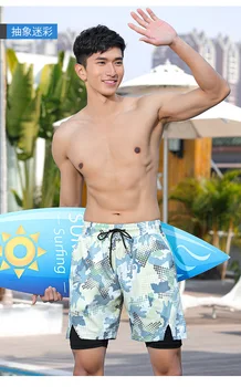 2022 vyriški Paplūdimio Šortai Vasarą Spalvingas maudymosi Kostiumėliai, Vyras maudymosi kostiumėlį, Skrynios Havajai Dvigubai Paplūdimio Šortai Naršyti Laive Vyrų Drabužiai Kelnės
