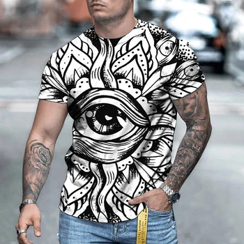 3d Spausdinimo vyriški Marškiniai, trumpomis Rankovėmis T-Shirt Vyrams, Mados Atsitiktinis Dizainas, entleman Stilius, Vasaros, 2021