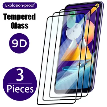 3Pcs grūdintas stiklas Samsung Galaxy A50 A51 A70 A71 A41 A42 A31 5G screen protector Galaxy A01 A02S A21S A11 A12 stiklo