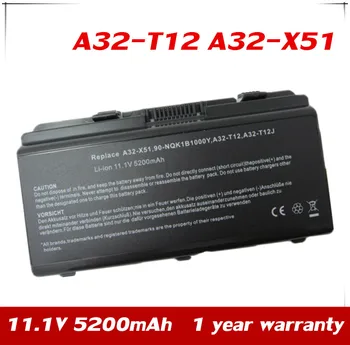 7XINbox 11.1 V 5200mah A32-T12 A32-X51 Pakeitimo Nešiojamas Baterija Asus T12 T12C X51 X51H X58 X58L Serija 90-NQK1B1000Y