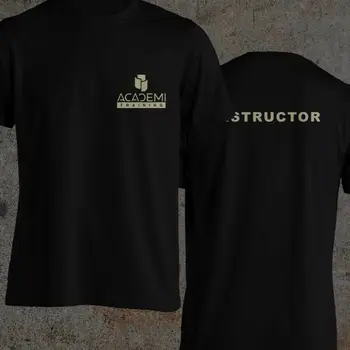Academi Mokymo Instruktorius Personalo Laivyno Ir Black Ultra Medvilnės Marškinėliai Prekės Ženklo Vyrai Atspausdintas Dizaino Dvigubo Pusėje Unisex