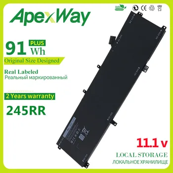 ApexWay 11.1 V 91WH 245RR Naujas Nešiojamas Baterija Dell XPS 15 9530 9535 Tikslumo M3800 TOTRM H76MV 7D1WJ
