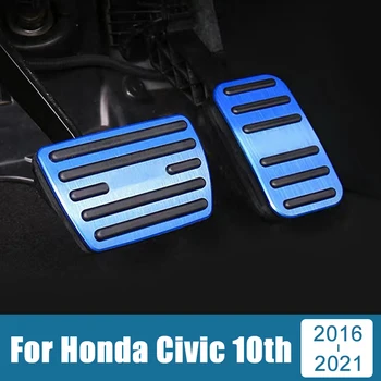 Automobilių Aksesuarai Honda Civic X 10 2016 2017 2018 2019 2020 FC FK PRIE Akceleratoriaus Pedalą Stabdžių Pedalai Padengti Atveju Pagalvėlės