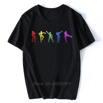 Fortdance Black Marškinėliai vasaros T-shirt Vyrai Medvilnės trumpomis Rankovėmis O-kaklo Marškinėlius Hip-Hop Tees Viršūnes Harajuku-Geriausia Dovana