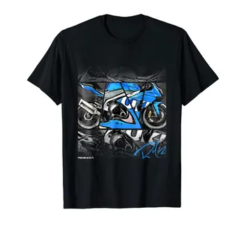 Japonijos Motociklų Gsxr Gsxr1000 600 Raceline 2019 Vyrų Hip-Hop Mados Atsitiktinis Marškinėliai, vyriški Marškinėliai, Dizaineris
