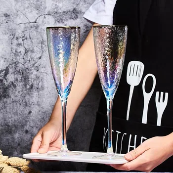 Klasikinis Rainbowl Kristalų Vyno Taurė Aukštos Kojų Šampano Taurės Kojis Taures Kokteilių Taurės Tokios Šalies Virtuvės Įrankiai