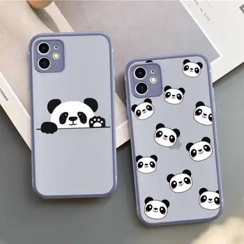 Kūrybos Panda Bear Gyvūnų Telefono dėklas 