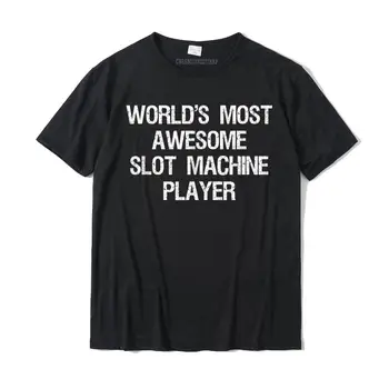 Lošimo Automatų Marškinėliai Juokinga Kazino Lošimų Nuostabus Žaidėjas, Paprastas Stilius Medvilnės Berniukas Marškinėliai Atsitiktinis Negabaritinių Viršuje T-Shirts