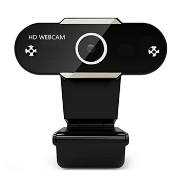 Mažmeninės prekybos 1080P Aukštos raiškos Kompiuterio USB Webcam Disko-Nemokamai Su Mikrofonu Sukasi Kompiuterio Darbalaukio vaizdo Kamera