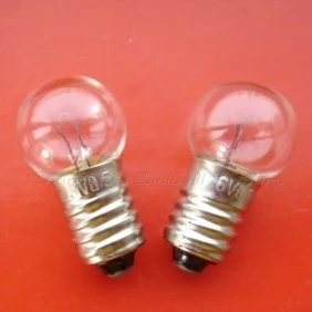 Miniatiūrinių lempų šviesos 6 v 0.5 a e10 g11 A527 LABAI 10vnt sellwell apšvietimas