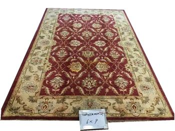 Originalus bendra eksporto turkų rankų darbo kilimų OUSHAK Ozarks grynos vilnos kilimas XSAM34-21 6x9gc158zieyg14