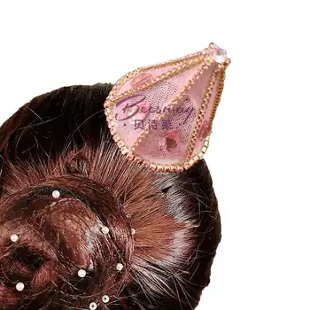 Rožinė Arlekinas tai Milijonai Šukuosena Mln. Klounas galvos Apdangalai Šokių Karūna Baleto Plaukų Aksesuarai