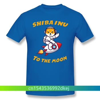 Shib Monetos Shiba Kriptografijos Doge Žudikas 2021 Naują Atvykimo Marškinėlius Shiba Inu Monetą Į Mėnulį Dizaino Crewneck Medvilnės Marškinėliai Vyrams