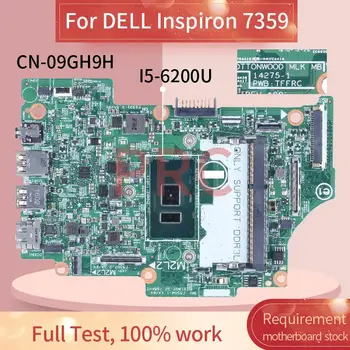 Skirtas DELL Inspiron 7359 I5-6200U Nešiojamas Plokštė 09GH9H 14275-1 SR2EY DDR3 Sąsiuvinis Mainboard