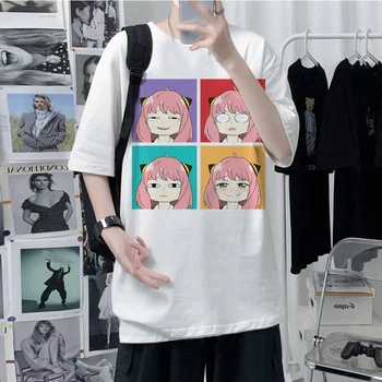Spy x Šeimos marškinėlius vyrų anime grafikos summer Tee vyrų dizainerio drabužių streetwear