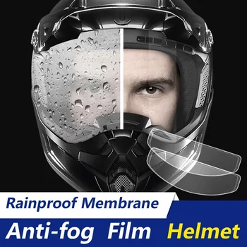Universalūs Motociklo Šalmas Anti-fog Plėvele ir Rainproof Kino Patvarus Nano Danga Lipdukas Kino Šalmas Priedai
